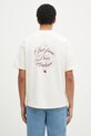 Clothing Drôle de Monsieur cotton t-shirt Le T-Shirt Slogan Vignes F.TS226.CO002.CM beige