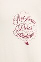 Хлопковая футболка Drôle de Monsieur Le T-Shirt Slogan Vignes F.TS226.CO002.CM бежевый