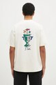 Одяг Бавовняна футболка Drôle de Monsieur Le T-Shirt Vase F.TS225.CO002.CM бежевий