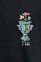Bavlnené tričko Drôle de Monsieur Le T-Shirt Vase F.TS225.CO002.BL čierna
