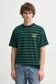 Îmbrăcăminte Drôle de Monsieur tricou din bumbac Le T-Shirt Slogan RayE F.TS224.CO135.NY bleumarin