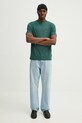Marc O'Polo t-shirt bawełniany 5000005429 zielony SS25