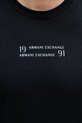 Bombažna kratka majica Armani Exchange XM000539.AF10362 mornarsko modra