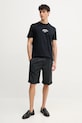 Armani Exchange t-shirt in cotone XM000540.AF10362 blu navy SS25