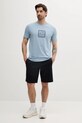 Bavlnené tričko Armani Exchange XM000545.AF10361 modrá SS25