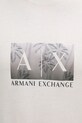 Bavlněné tričko Armani Exchange XM000555.AF10358 bílá