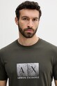 Odzież Armani Exchange t-shirt bawełniany XM000555.AF10358 zielony
