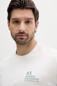 Хлопковая футболка Armani Exchange белый XM000769.AF10361