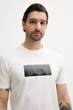 Armani Exchange t-shirt bawełniany beżowy XM000786.AF10364