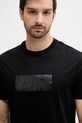Armani Exchange t-shirt bawełniany czarny XM000786.AF10364