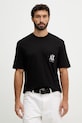 Armani Exchange t-shirt bawełniany czarny XM000366.AF12308.NOS