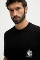 Armani Exchange t-shirt bawełniany czarny XM000366.AF12308.NOS