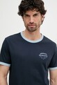 Bavlněné tričko Armani Exchange námořnická modř XM000536.AF10334