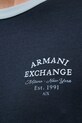 Bavlněné tričko Armani Exchange XM000536.AF10334 námořnická modř