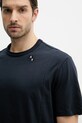 Bombažna kratka majica Armani Exchange mornarsko modra XM000549.AF13106