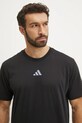 adidas Performance t-shirt treningowy czarny JD8235