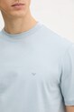 Emporio Armani t-shirt bawełniany niebieski EM000983.AF13669