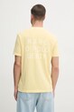 Îmbrăcăminte Marc O'Polo tricou din bumbac 5000006040 galben