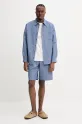 A.P.C. t-shirt bawełniany t-shirt malone COGCK.M26506 biały SS25