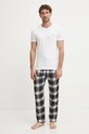 Guess tricou CALEB U97M01.KCD31 alb SS25