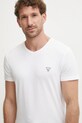 Guess tricou CALEB alb U97M01.KCD31