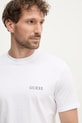 Guess tricou din bumbac alb U4BM03.KCAM1
