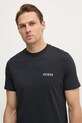 Хлопковая футболка Guess чёрный U4BM03.KCAM1