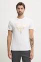 Guess t-shirt bawełniany nadruk biały M5RI49.K9RM1