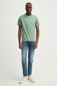 Marc O'Polo tricou din bumbac 520201251052 verde SS25