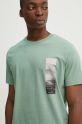 Marc O'Polo tricou din bumbac verde 520201251126