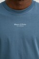 Marc O'Polo t-shirt bawełniany 520201251382 niebieski