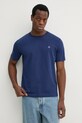 Marc O'Polo tricou din bumbac uni bleumarin 522201251054