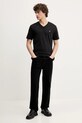 Marc O'Polo tricou din bumbac 522201251616 negru SS25