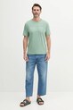 Marc O'Polo t-shirt bawełniany 523201251052 zielony SS25
