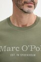 Marc O'Polo t-shirt in cotone verde 523201251052