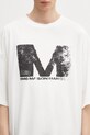 Βαμβακερό μπλουζάκι MM6 Maison Margiela λευκό SH0GC0048