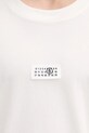 Bavlněné tričko MM6 Maison Margiela SH0GC0033 bílá