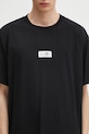 MM6 Maison Margiela cotton t-shirt black SH0GC0033
