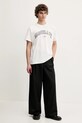 MM6 Maison Margiela tricou din bumbac SH0GC0046 alb SS25