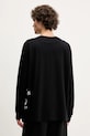 Ρούχα Βαμβακερή μπλούζα με μακριά μανίκια MM6 Maison Margiela SH0GC0047 μαύρο