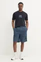 C.P. Company t-shirt in cotone 18CMTS143A006586W blu navy SS25