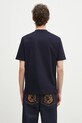 Odzież C.P. Company t-shirt bawełniany 18CMTS187A110056W granatowy