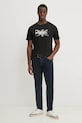 Pepe Jeans t-shirt bawełniany FLAG BW PM509720 czarny SS25