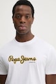 Bavlněné tričko Pepe Jeans DORIAN TEE bílá PM509721