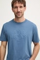 Pepe Jeans tricou din bumbac DARIUS TEE albastru PM509723
