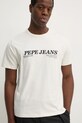 Бавовняна футболка Pepe Jeans DYLAN TEE бежевий PM509728