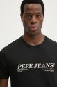 Pepe Jeans tricou din bumbac DYLAN TEE negru PM509728