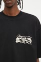 Represent tricou din bumbac Raceway negru MLM41063.01