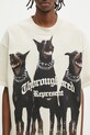 Represent t-shirt in cotone Thoroughbred beige MLM41135.002