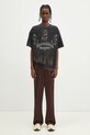 Represent cotton t-shirt Thoroughbred MLM41135.003 black